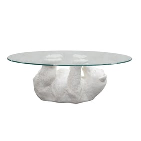 Ceramic Polar Bear Cub Table