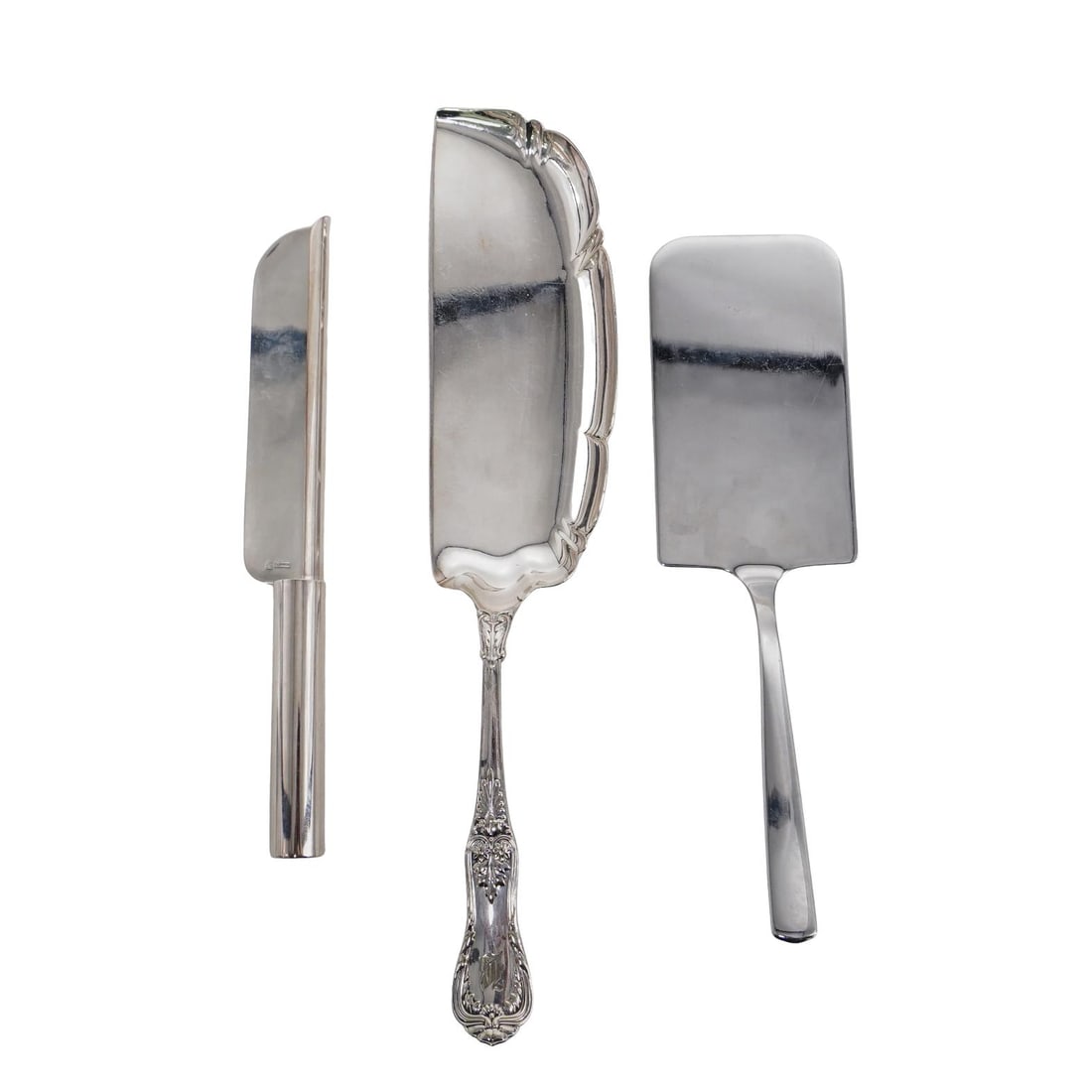 (3 Pc) Butler's Crumbers and Server Server from Tiffany & Co, St. Hilaire, WMF (1 of 6)