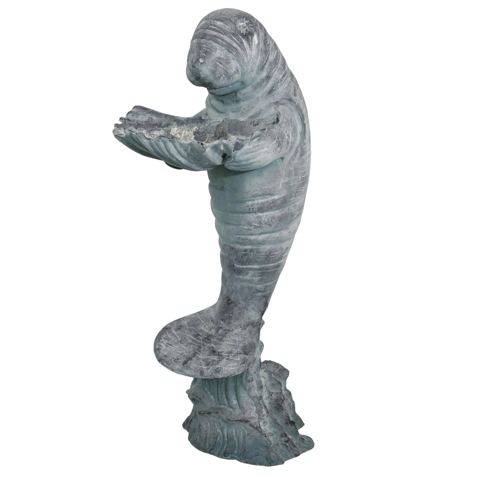 Bronze Manatee Butler Statue (1 of 5)