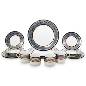Sri Lanka Porcelain Gilded Muirfield "Legacy" Set