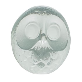 Mats Jonasson "Uggla - The Owl" Art Glass Paperweight