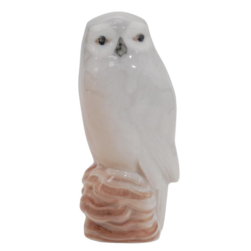 Royal Copenhagen Porcelain Figurine, Owl 1741 (1 of 4)