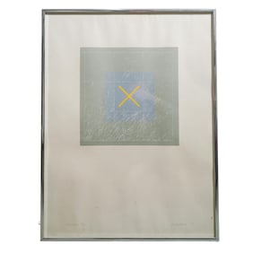 Signed "Steadham" "Metro" Lithograph