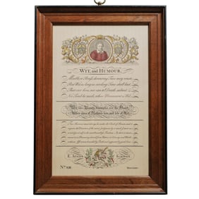 E Austin Scripsit Ben Jonson Epitaph Print