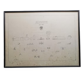 Wulf Bugatti (1939-2021, Austrian) x Bosendorfer Print