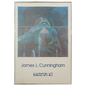 Balticon 10 Convention James Cunningham (1948-1991, American) Signed Poster