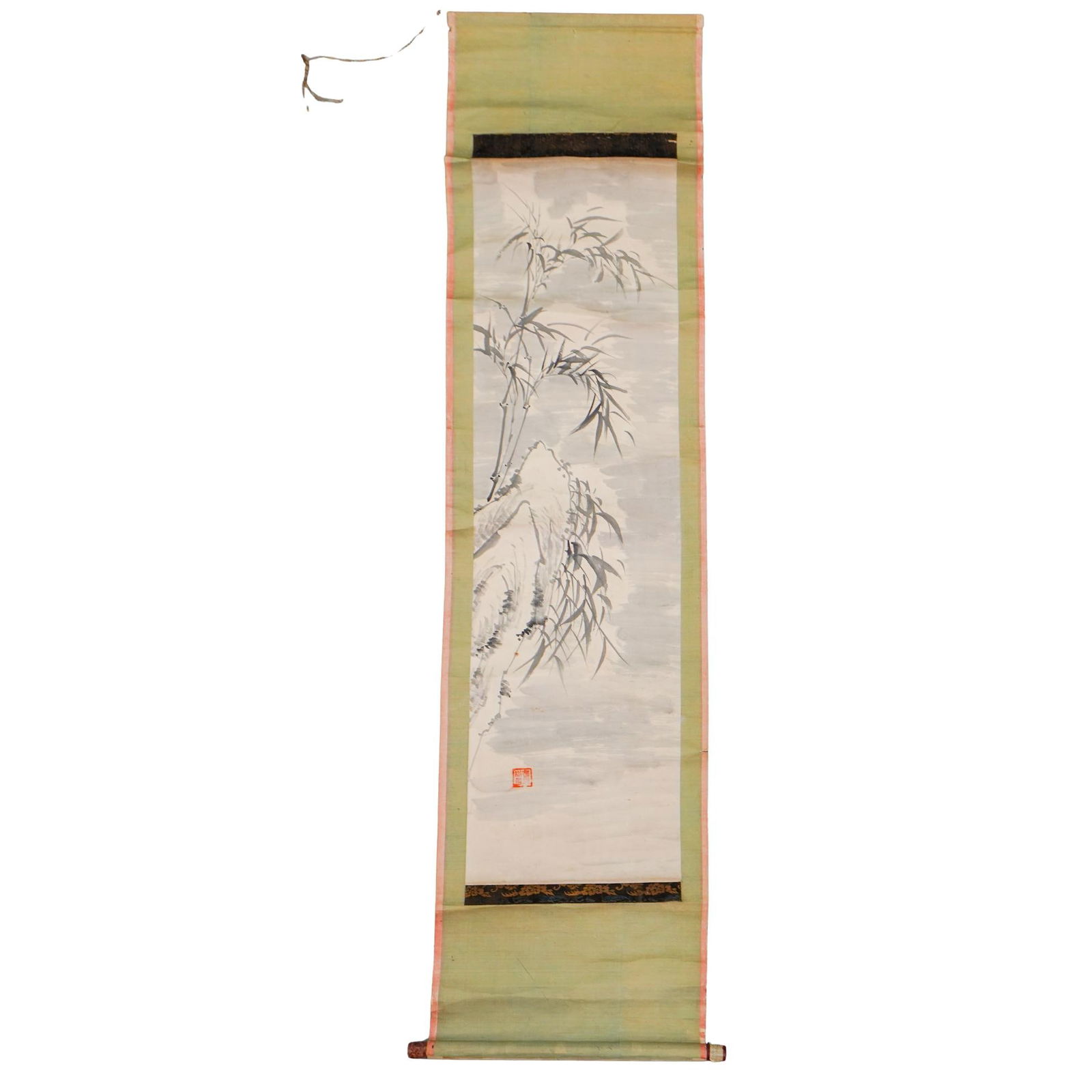 East Asian Bamboo Art Scroll (1 of 5)
