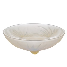 Art Deco French Etling 1930s Opalescent Glass Bowl