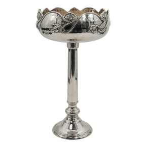 Lady Primrose Silverplate Art Nouveau Pedestal Centerpiece