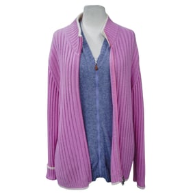 (2 Pc) Vintage Women's Cashmere Knitted Cardigans