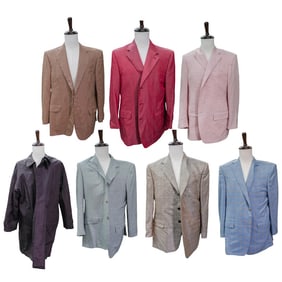 (7 Pc) G.Cavalli, Canali, Zegna, Ralph Lauren Men's Fashion Grouping