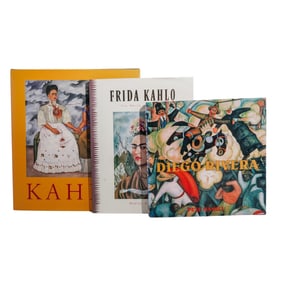 (3 Pc) Hardcover Books On Modern Mexican Masters