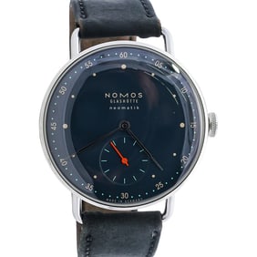 Nomos Glashutte Neomatik DUW 3001 Metro Midnight Blue Watch