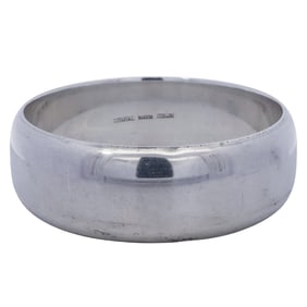 Tiffany & Co. Sterling Silver Wide Bangle Bracelet