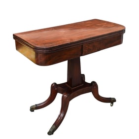 Vintage Folding Wood Game Table