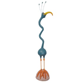 Todd J. Warner (American, b. 1945) "Wound Up" Sculpture