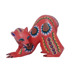 Mexican Oxacan Folk Art Alebrijes Signed Pepe Santiago Sculpture