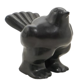 Fernando Botero Style Bird Sculpture