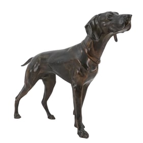 Jennings Brothers Bronze Hunting Dog Figurine JB2568