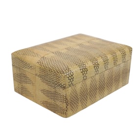 Ralph Lauren Snakeskin Wooden Jewelry Box
