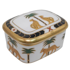 Christian Dior "Casablanca" Porcelain Trinket Box