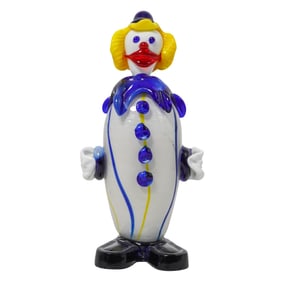 Vintage Murano Glass Clown Figure