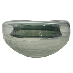 Smoked Art Glass Bowl