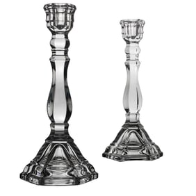 Pair Tiffany & Co Crystal Candlesticks