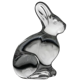 Baccarat Crystal Rabbit Figurine