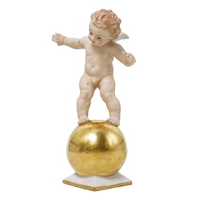 Karl Tutter x Hutschenreuther Cherub Porcelain Figure