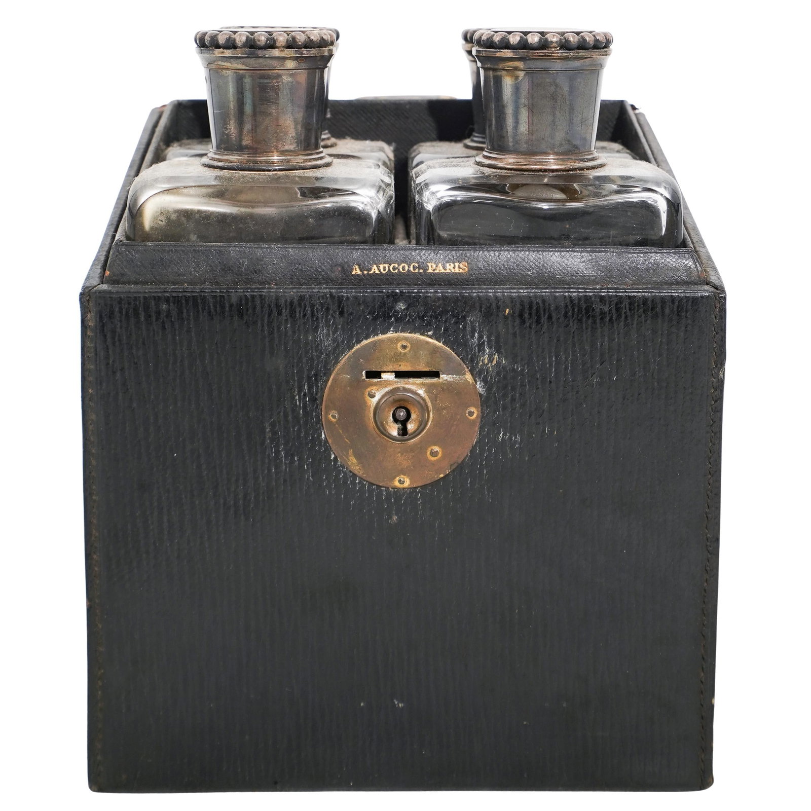 Antique French A. Aucoc Travel Dressing box (1 of 7)