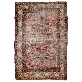 Persian Style Floral Area Rug