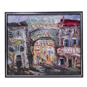 Morris Katz (Polish American, 1932-2010) Expressionist Painting