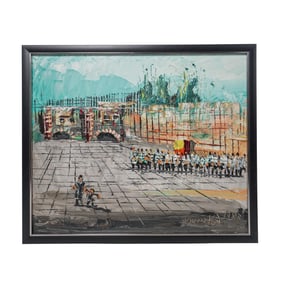 Morris Katz (Polish American, 1932-2010) Expressionist Painting