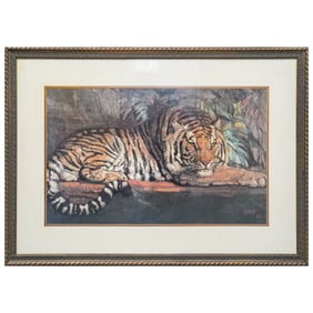 After Paul Jouve Tiger Print