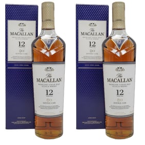 (2 pcs) Macallan 12 Years Double Cask Scotch Whisky