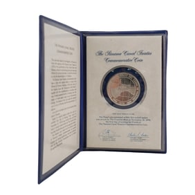 Franklin Mint Panama Canal Treaty Commemorative Coin