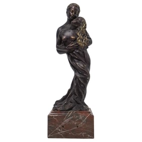 Soher Limited Edition Romantic Bronze Sculpture