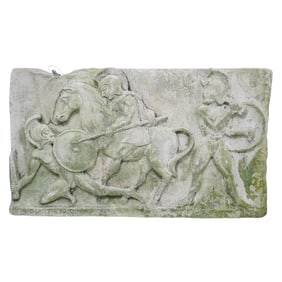 Ancient Roman Style Battle Relief Plaque