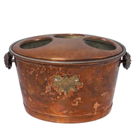 Ruffoni Hammered Copper Wine Cooler