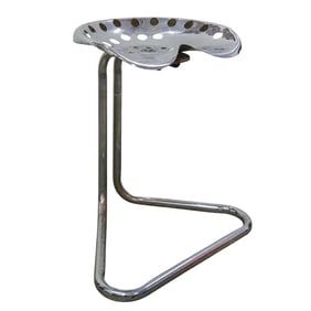 Mid Century Chrome Tractor Seat Stool