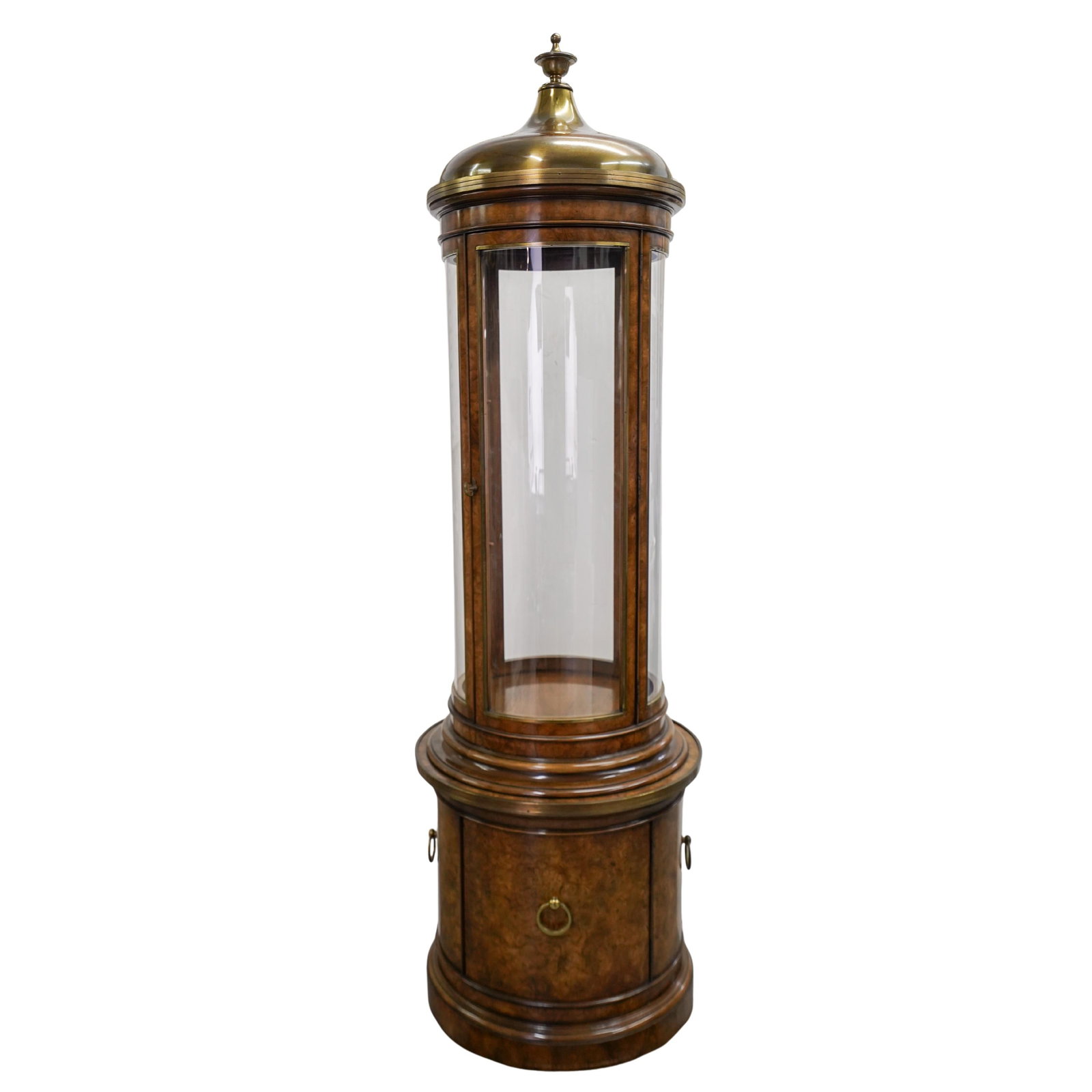 Baker Cylindrical Curio Display Cabinet (1 of 11)