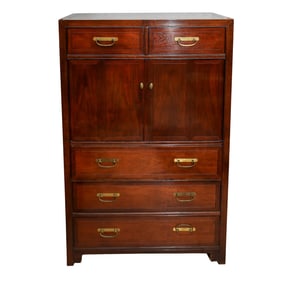 Baker Furniture Tall Wood Dresser