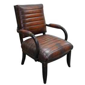 Councill Furniture Leather Lounge Chair
