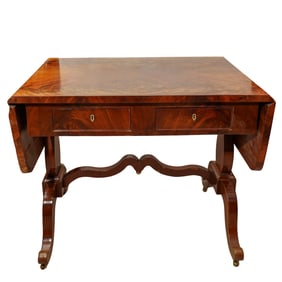 Antique Biedermeier Drop Leaf Table