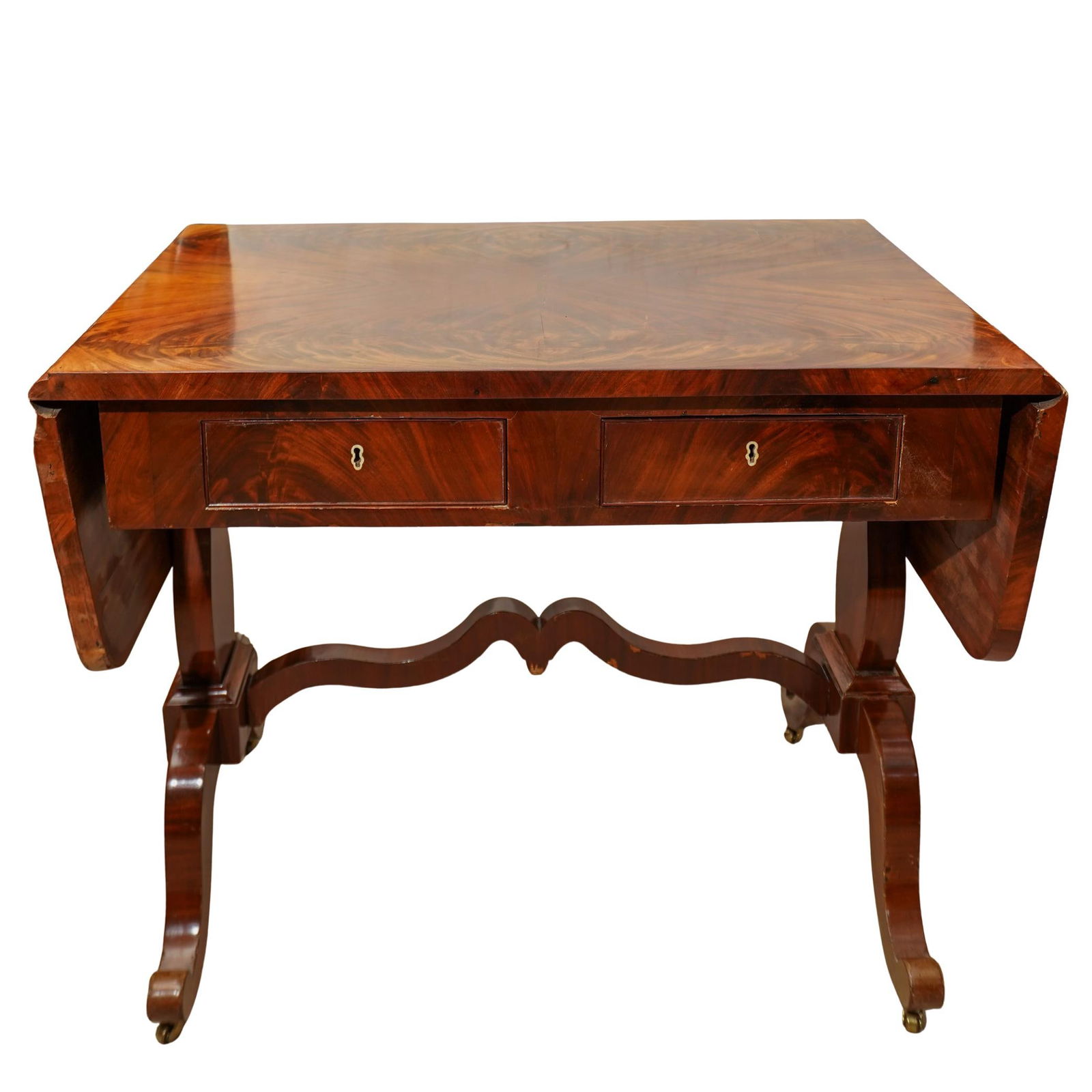 Antique Biedermeier Drop Leaf Table (1 of 9)