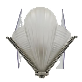 Art Deco Illuminated Glass Sconce