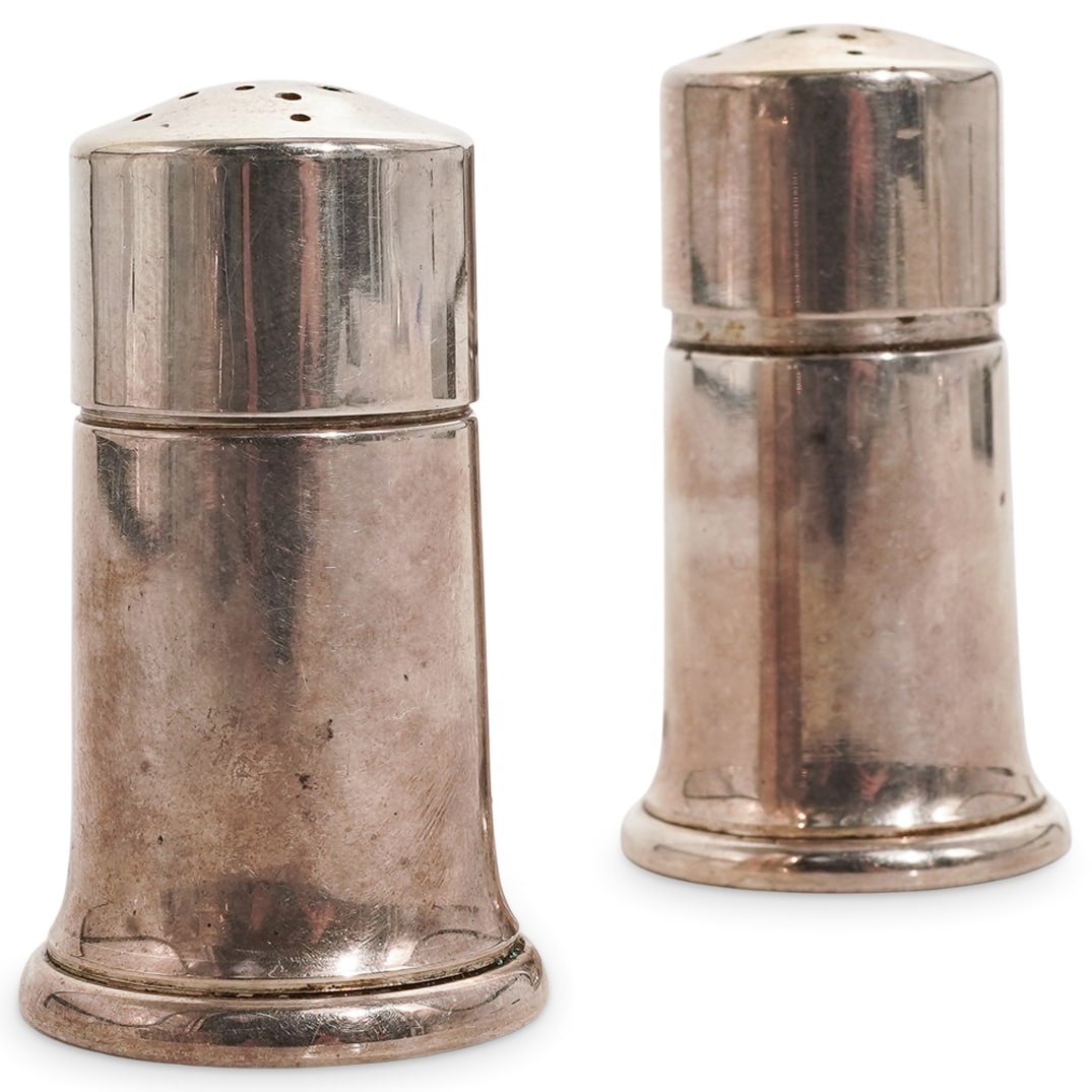 (2 Pc) Tiffany & Co. Sterling Silver Salt / Pepper Shakers Set (1 of 6)