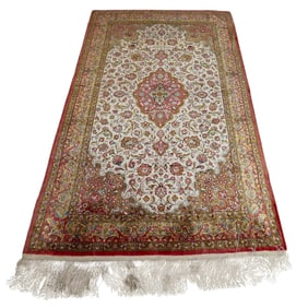Antique Persian Silk Rug