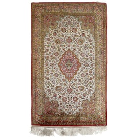 Antique Persian Silk Rug